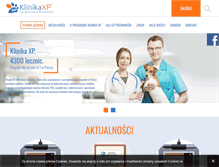 Tablet Screenshot of klinikaxp.pl